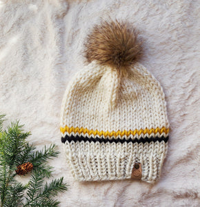 Subtle Stripe Beanie - Pgh