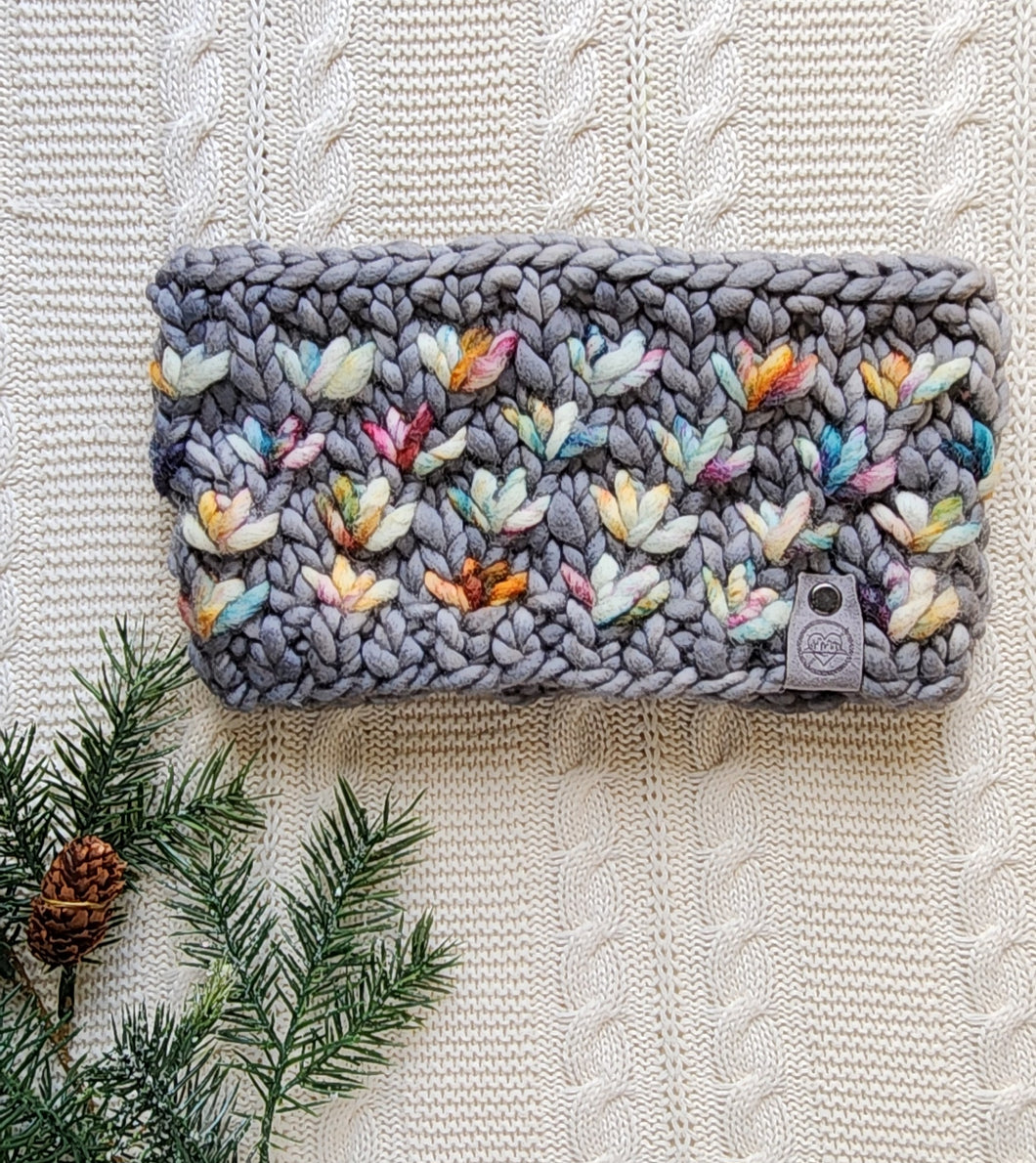 Ready to Ship - Luxe Lotus Ear Warmer