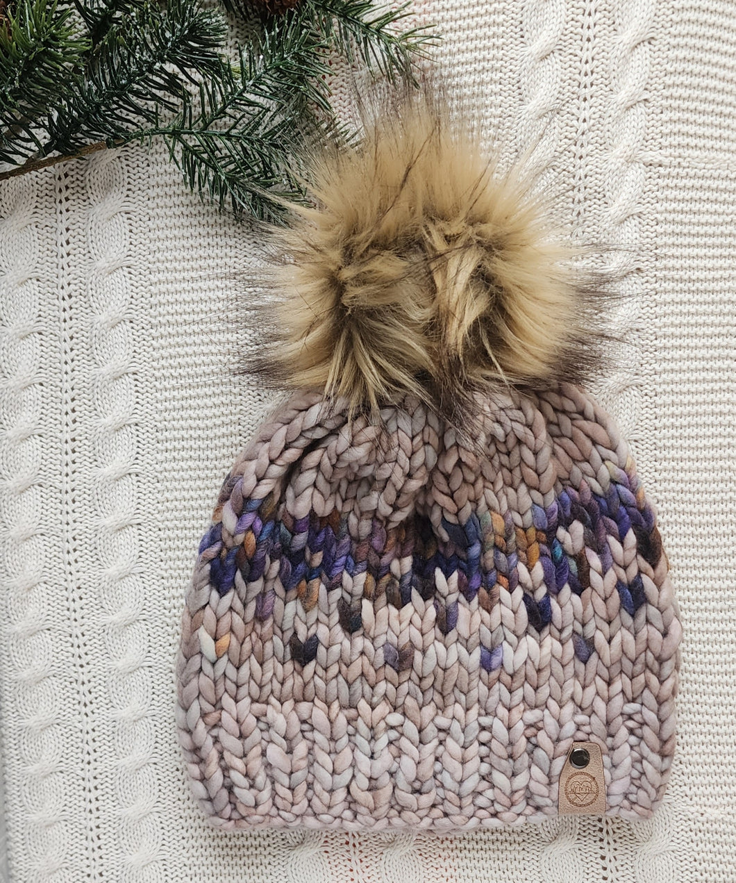 Ready to Ship - Luxe Fair Isle Beanie
