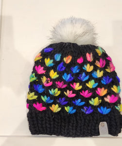 Ready to Ship - Luxe Lotus Flower Beanie