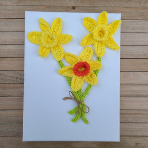 Ready to Ship - Daffodil Wall Hanging