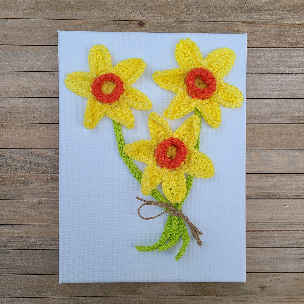 Ready to Ship - Daffodil Wall Hanging